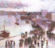 Charles conder Departure of thte OrientCircularQuay (nn02) Sweden oil painting artist